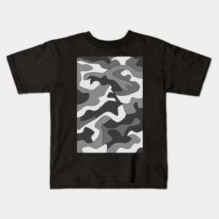 Grey Camo Kids T-Shirt